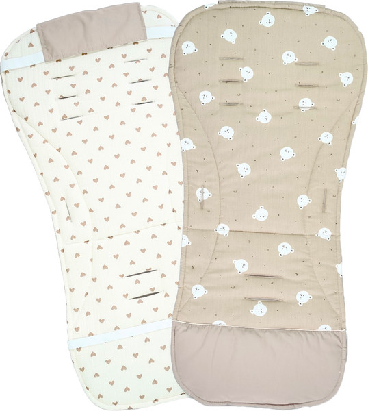 Изображение товара Вкладыш для коляски Bubago КМ1 BG 169-1 (бежевый мишки)