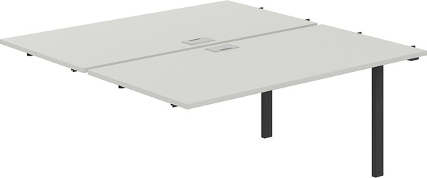 Изображение товара Комплект столов модульных Norden 320х163.8х75 / SG.219.SH.63.AN (антрацит/серый бархат)