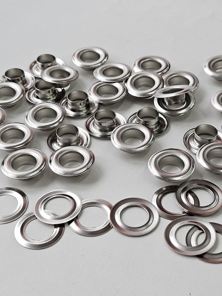 Изображение товара Набор люверсов Sentex Никель-500 12мм / МФ Л 12 (500шт)