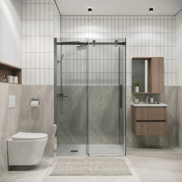 Изображение товара Душевой уголок Grossman Classic 150x100x195 / 120.K33.04.1510.10.00 (хром/стекло прозрачное)