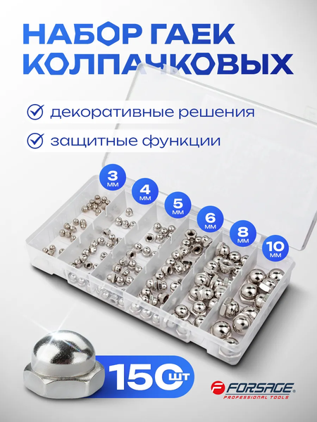 Изображение товара Гайка Forsage F-06775 (65438), (150шт)