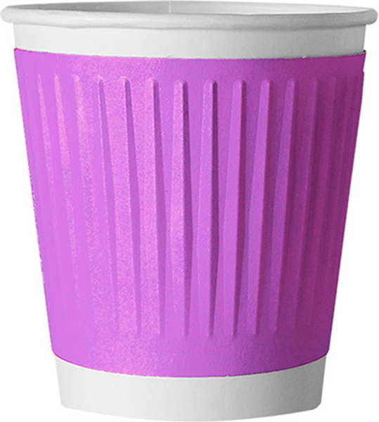 Изображение товара Набор бумажных стаканов Паксервис Тетра Микс 188833 / EH80-280 (25шт)