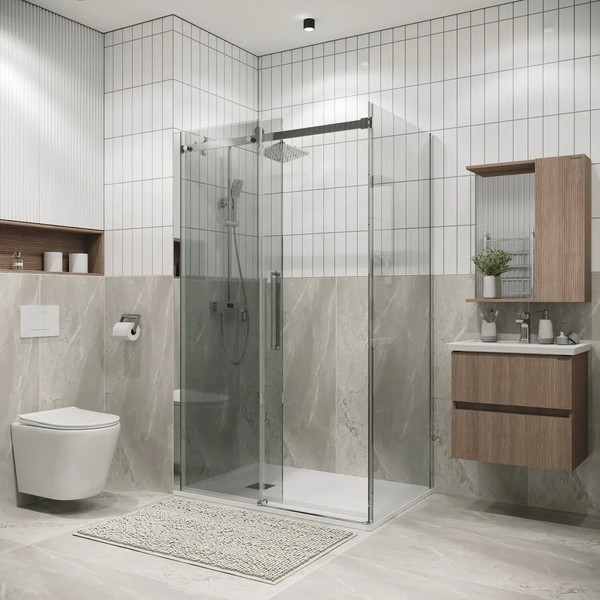 Изображение товара Душевой уголок Grossman Classic 160x90x195 / 120.K33.04.1690.10.00 (хром/стекло прозрачное)