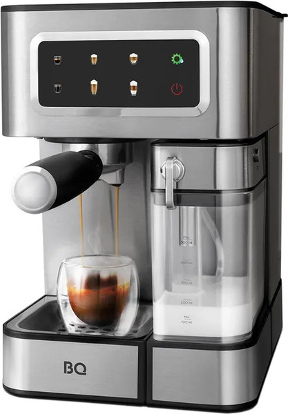 Изображение товара Кофеварка эспрессо BQ CM7005  (сталь/черный)