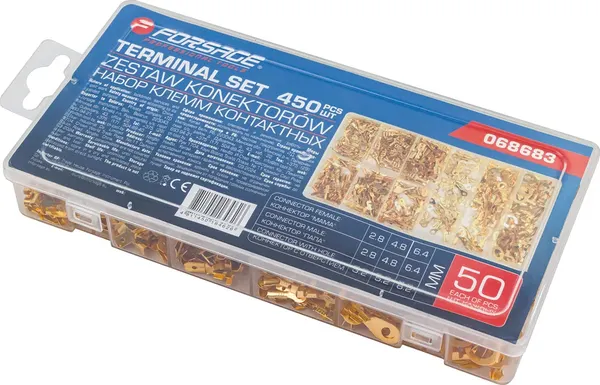 Изображение товара Набор клемм Forsage F-068683 (65416), (450шт)
