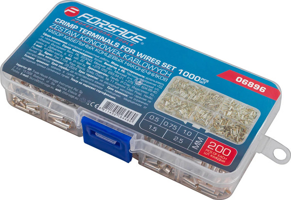 Изображение товара Набор наконечников для кабеля Forsage F-06896 (65415), (1000шт)