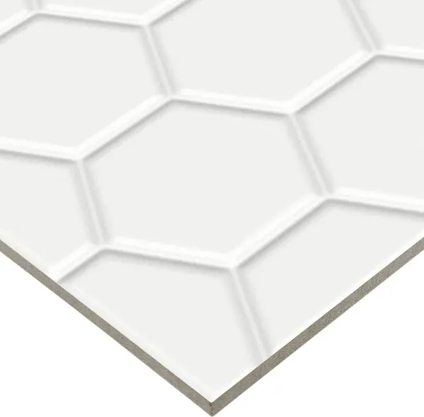 Изображение товара Плитка NewTrend Edelweiss Hexagon White WT36EDW15 (300x600)