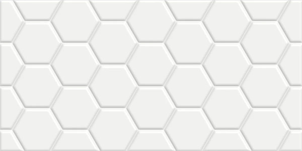 Изображение товара Плитка NewTrend Edelweiss Hexagon White WT36EDW15 (300x600)