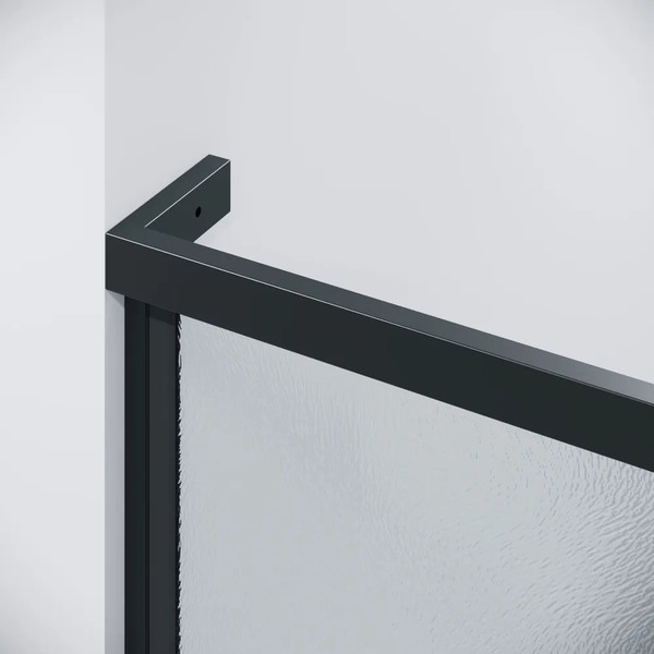 Изображение товара Душевой уголок Grossman Pragma 100x100x195 / 120.K33.03.1010.21.02 (черный матовый/стекло шиншилла)