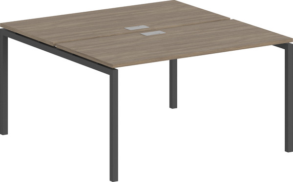 Изображение товара Комплект письменных столов Norden 140х163.8х75 / SG.248.OD.44.AN (антрацит/дуб темный)