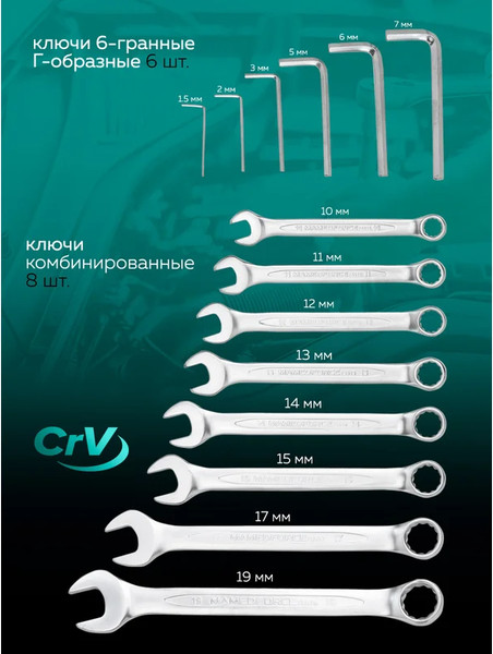 Изображение товара Универсальный набор инструментов MAMEDFORCE MF-4772-5 (54636)