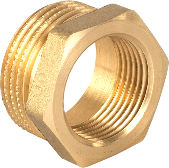 Изображение товара Футорка сантехническая LD Pride DN50x32 2"НРx1 1/4" ВР / LD.65.507.50x32