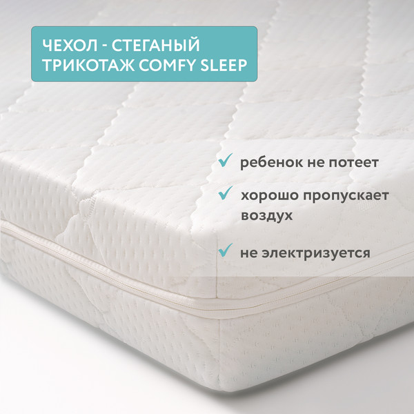 Изображение товара Матрас в кроватку Plitex Eco Line / ЭКО-16/1