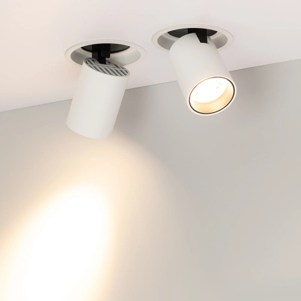 Изображение товара Спот Arlight LTD-PULL-R100-10W Warm3000 WH 24deg 230V / 031365