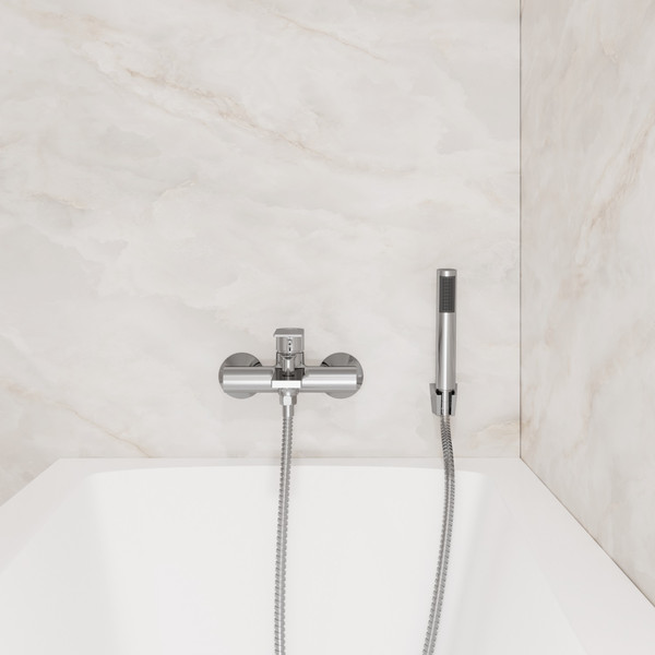 Изображение товара Смеситель Lauter Reef 21CK6678C с лейкой Lily 21S10048 и душевым шлангом