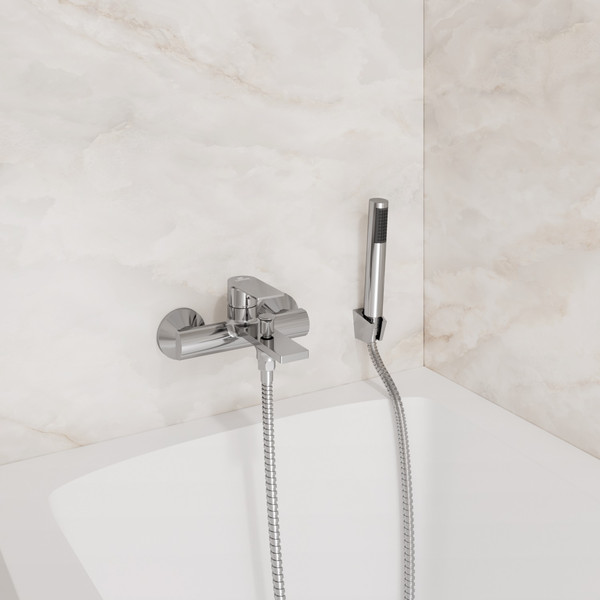 Изображение товара Смеситель Lauter Reef 21CK6678C с лейкой Lily 21S10048 и душевым шлангом