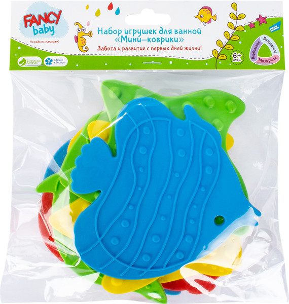 Изображение товара Набор игрушек для ванной Fancy Мини-коврики / MATS08