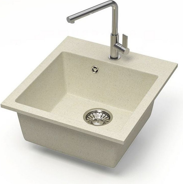 Изображение товара Мойка кухонная Marrbaxx 38/Q2 / F038Q002 (бежевый)