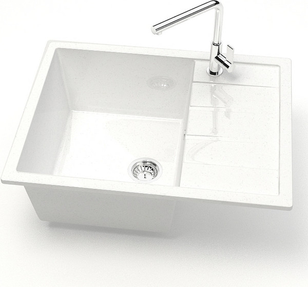 Изображение товара Мойка кухонная Marrbaxx 151/G31 / F151G031 (белый)