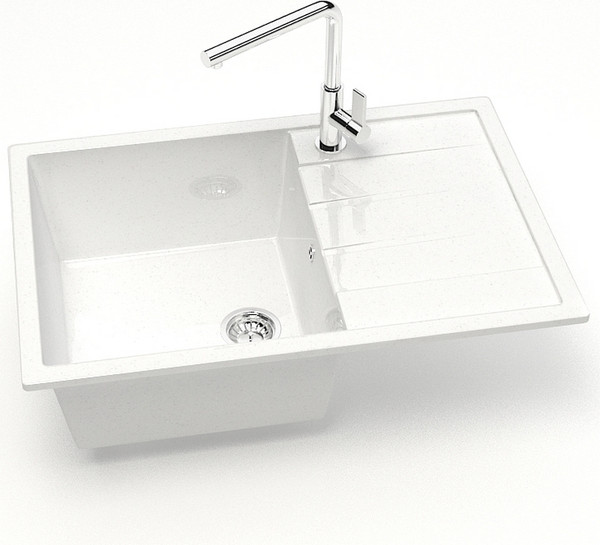 Изображение товара Мойка кухонная Marrbaxx 161/G31 / F161G031 (белый)