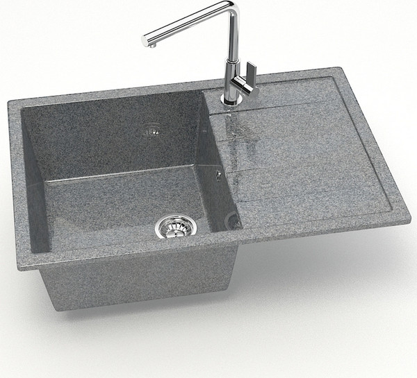 Изображение товара Мойка кухонная Marrbaxx 161/Q8 / F161Q008 (темно-серый)