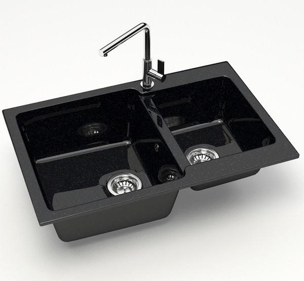 Изображение товара Мойка кухонная Marrbaxx 191/Q4 / F191Q004 (черный)