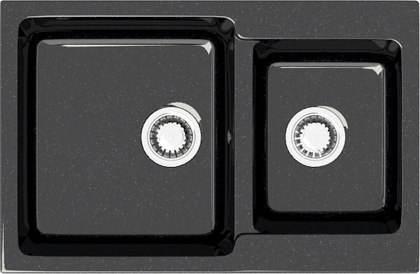 Изображение товара Мойка кухонная Marrbaxx 191/Q4 / F191Q004 (черный)