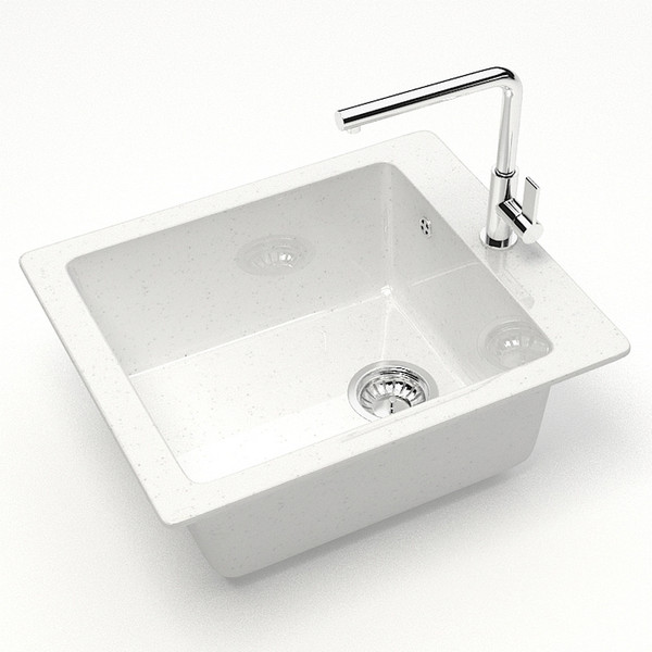 Изображение товара Мойка кухонная Marrbaxx 8/G31 / F008G031  (белый)