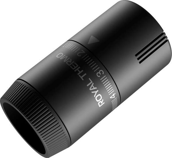 Изображение товара Головка термостатическая Royal Thermo Жидкостная Design М30x1.5 (черный)