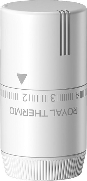 Изображение товара Головка термостатическая Royal Thermo Жидкостная Design М30x1.5 (белый)