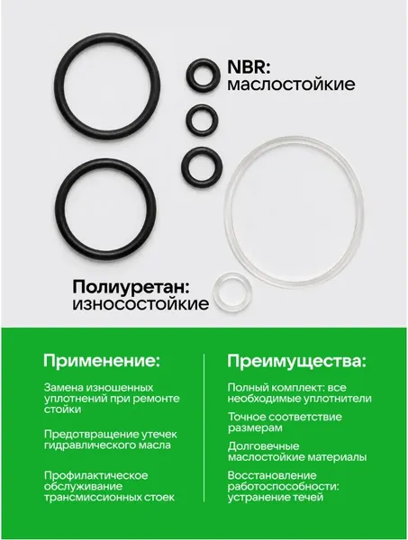 Изображение товара Ремкомплект для стойки трансмиссионной RockForce F0901(49458к) / 49925