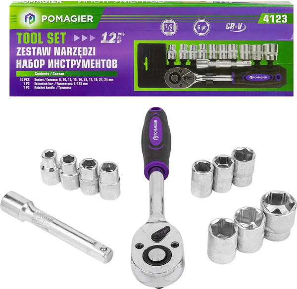 Изображение товара Универсальный набор инструментов Pomagier POM-4123 (61114)