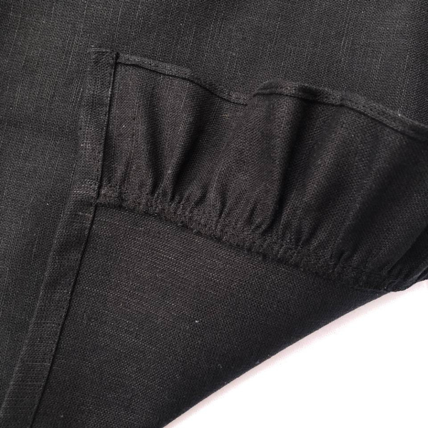 Изображение товара Набор сервировочных салфеток ОМурМебель 50x35см с рюшами (2шт, черный)