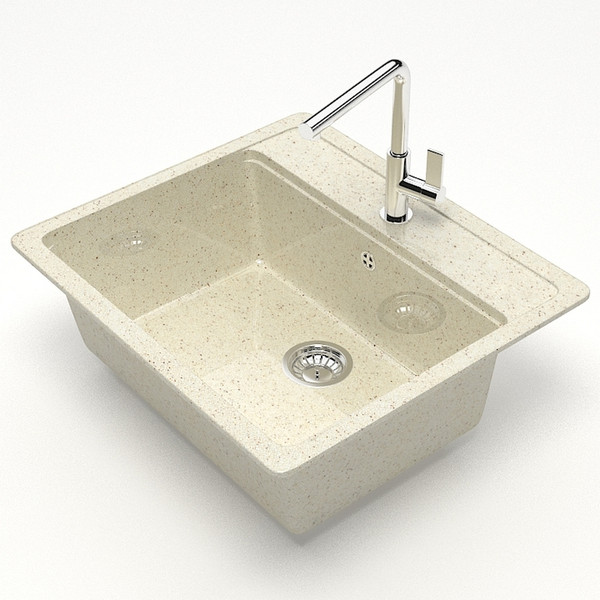 Изображение товара Мойка кухонная Marrbaxx 9/Q2 / F009Q002 (бежевый)