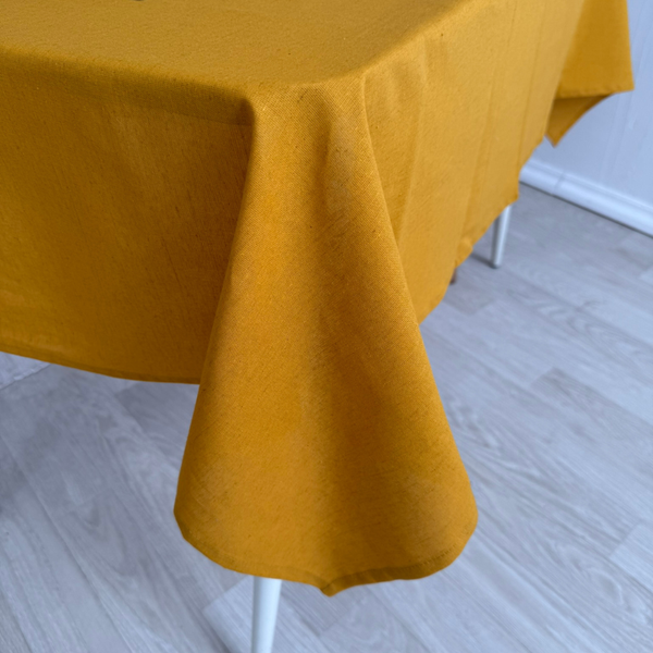 Изображение товара Скатерть ОМурМебель 150x120см прямоугольная (горчичный)