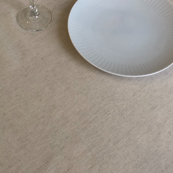 Изображение товара Скатерть ОМурМебель 150x120см прямоугольная с рюшами (серый)