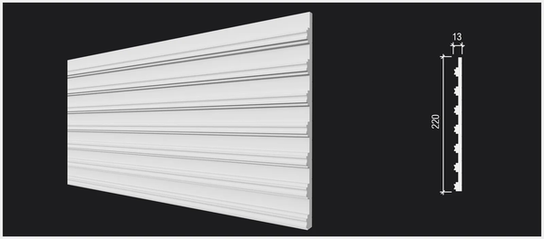 Изображение товара Панель дюрополимерная Decor-Dizayn DD922 (220x13x2000)