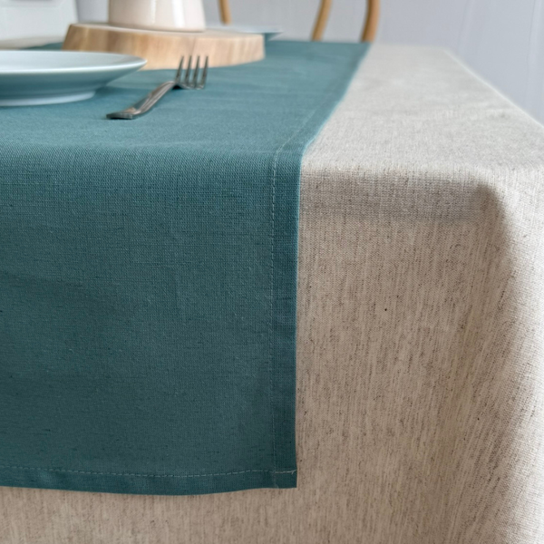 Изображение товара Дорожка на стол ОМурМебель 140x40см (синий)