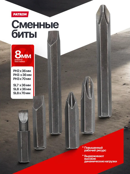 Изображение товара Отвертка Patron P-5064E (65453)