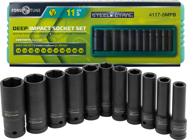 Изображение товара Набор головок слесарных FORSandTUNE 4117-5MPB (65248)