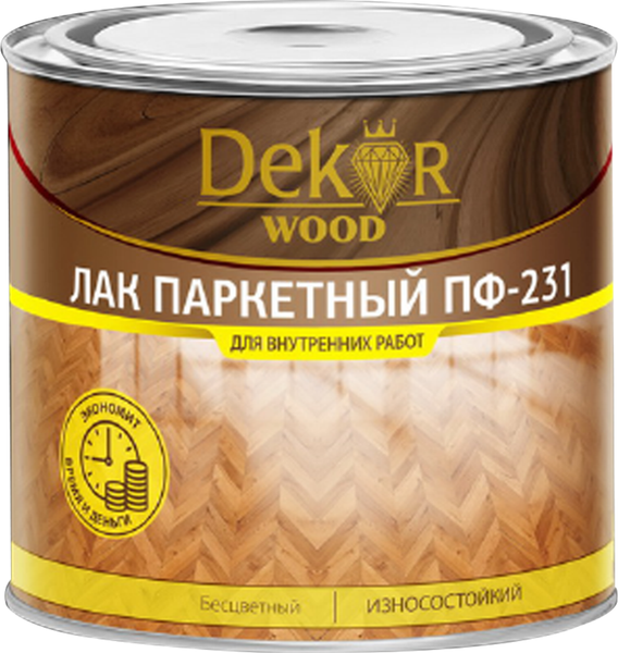 Изображение товара Лак Dekor Паркетный ПФ-231 (1.8кг)