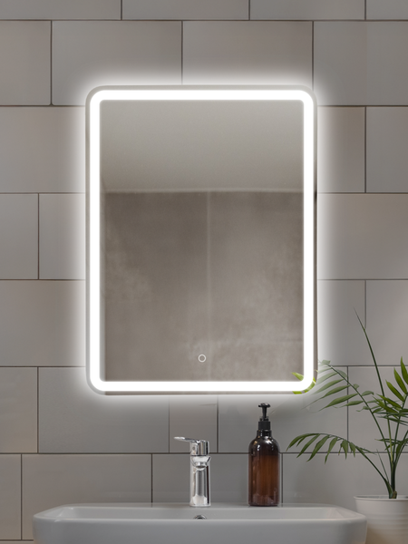 Изображение товара Зеркало Дабл-Ю Балатон Лайт 50x70 / BA50X70L (с подсветкой)