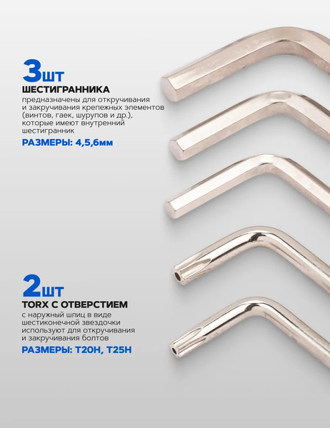 Изображение товара Набор ключей Forsage F-5055-lg (64962)