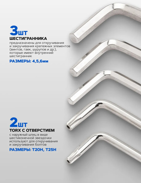 Изображение товара Набор ключей Forsage F-5055-sh (64963)