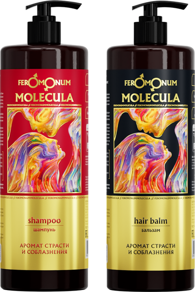 Изображение товара Набор косметики для волос Лошадиная сила Феромонуммолекула Шампунь+Бальзам (2x1л)