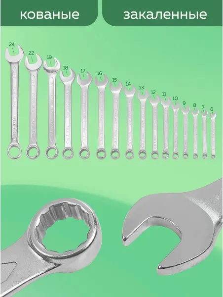 Изображение товара Набор ключей Forsland 5161MP (55043)