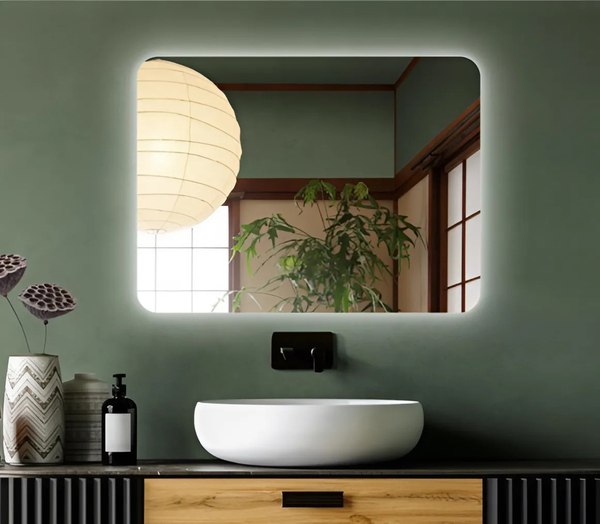 Изображение товара Зеркало Дабл-Ю Бангкок 80x60 / BNK80X60 (с подсветкой, антизапотевание)