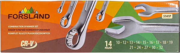 Изображение товара Набор ключей Forsland 5141P (55046)