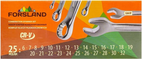 Изображение товара Набор ключей Forsland 5261P (55048)