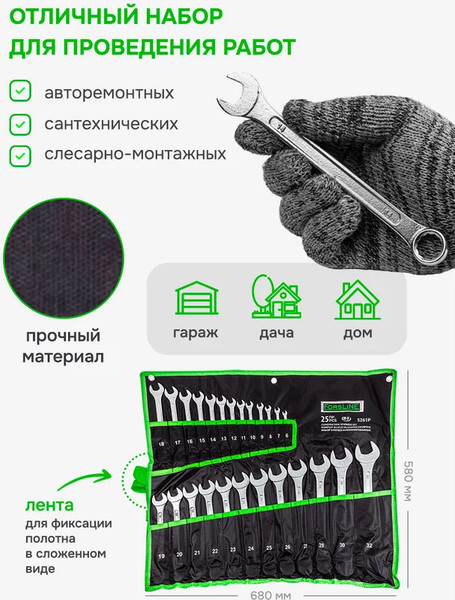 Изображение товара Набор ключей ForsLine FL-5261P (54264)